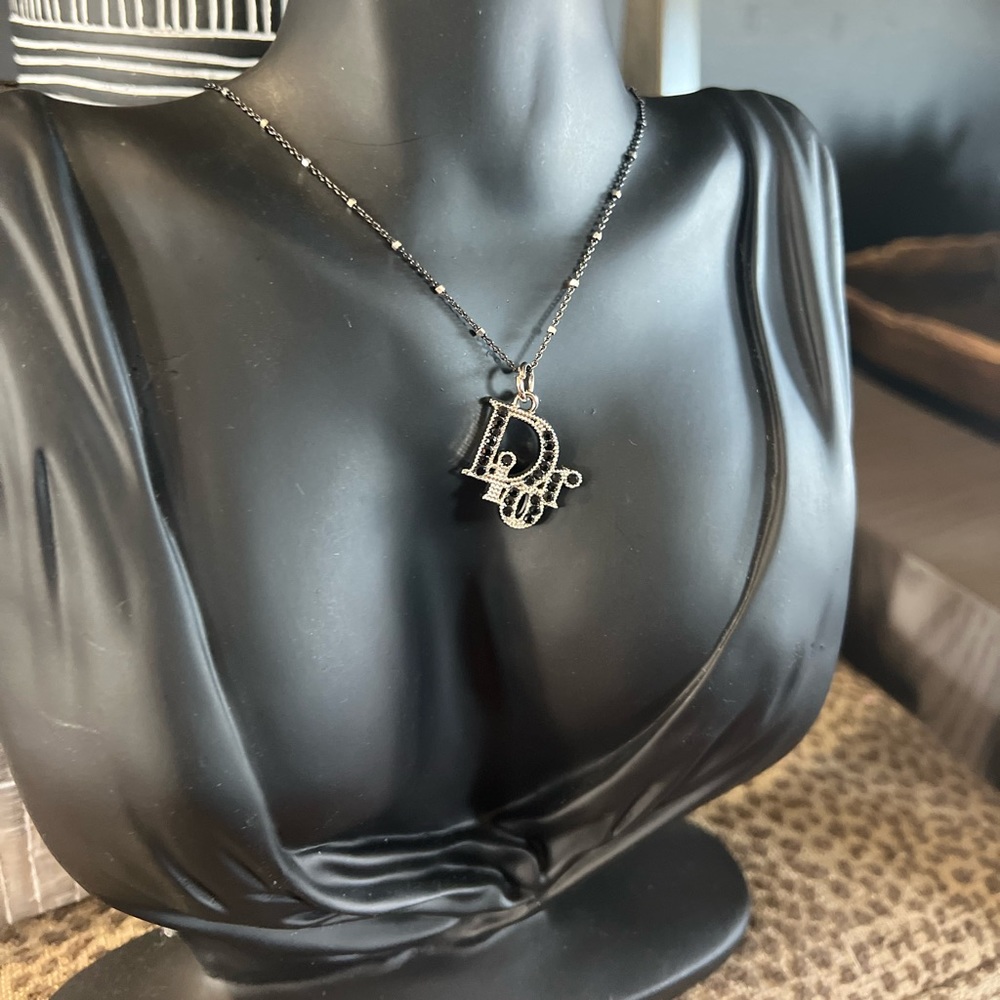 Authentic Silver Toned Zipper Pull Christian Dior… - image 2